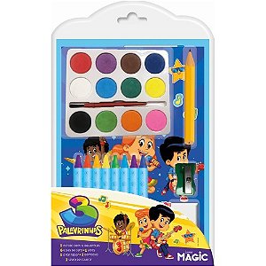 Livro Kit de Coloorir - 3 Palavrinhas - Magic Kids
