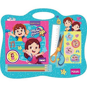 Livro Recorte e Cole - Maria Clara e JP - Magic Kids