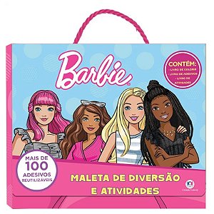 Livro Maleta Barbie - Maleta Diversão e Adesivos