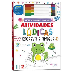 Livro Escreva e Apague Atividades Lúdicas - Ciranda Cultural