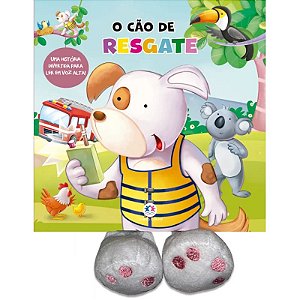 Livro Cartonado O Cão de Resgate - com Patinhas - Ciranda Cultural