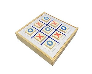 Jogo da Velha 9 Peças - Em madeira
