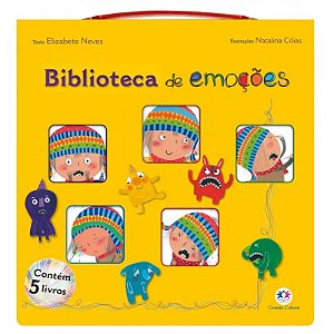 Box com 5 Livros - Biblioteca de Emoções - Ciranda Cultural