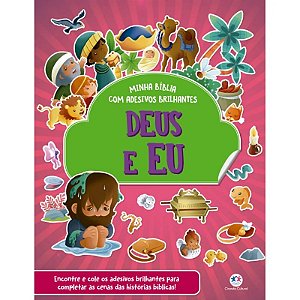 Livro Deus e Eu - Bíblia com Adesivos Brilhantes - Ciranda Cultural
