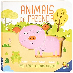 Meu Livro Quebra-Cabeça - Animais da Fazenda - Editora Todolivro