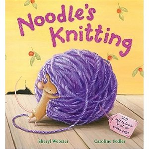 Livro Literatura Infantil Noodle’s Knitting - em inglês