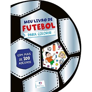 Meu Livro de Futebol para Colorir - com Adesivos