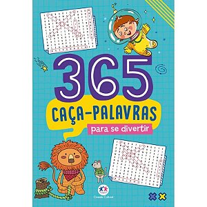 Livro 365 Caça-Palavras para se Divertir - Editora Ciranda Cultural