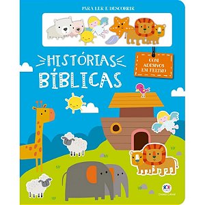 Livro Histórias Bíblicas - Com Adesivos em Feltro - Ciranda Cultural