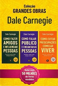 Box com 3 Livros - Grandes Obras: Dale Carnegie - Editora Pé da Letra