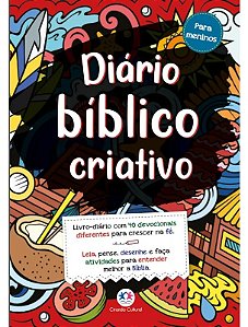 Livro-Diário Bíblico Criativo - Para Meninos - Editora Ciranda Cultural