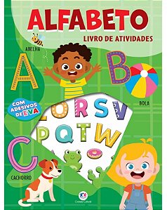 Livro de Atividades e Adesivos de EVA - Alfabeto