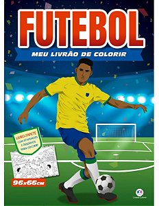 Livro-Tapete - Futebol - Meu Livrão de Colorir