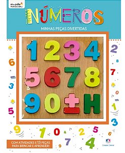 Livro Números - Com 13 Peças Para Brincar e Aprender