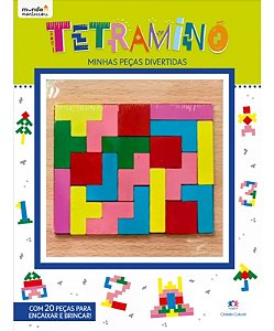Livro Tetraminó - Com 20 Peças Para Brincar e Aprender
