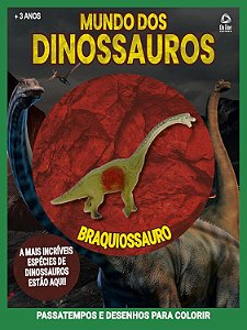 Livro Mundo dos Dinossauros - Braquiossauro - com Miniatura