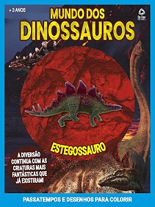 Livro Mundo dos Dinossauros - Estegossauro - com Miniatura