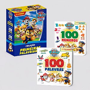 Box com 2 Livros - Primeiras Palavrinhas:  Patrulha Canina - Online Editora