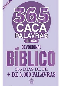 Livro 365 Caça-Palavras - Devocional Bíblico - King Books