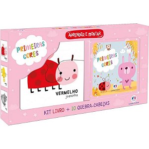 Livro Kit com Quebra-Cabeça - Primeiras Cores - Ciranda Cultural