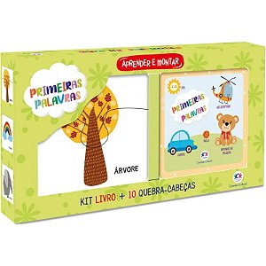 Livro Kit co m Quebra-Cabeça - Primeiras Palavras - Ciranda Cultural