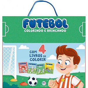 Livro Colorindo e Brincando - Futebol - Editora Ciranda Cultural