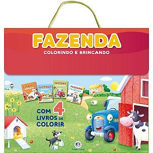 Livro Colorindo e Brincando - Fazenda - Editora Ciranda Cultural