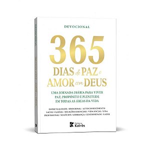 Livro 365 Dias de Paz e Amor com Deus - Devocional