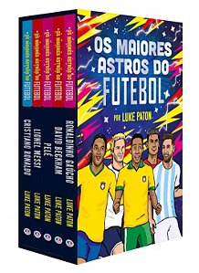 Box com 5 Livros  - Os Maiores Astros do Futebol