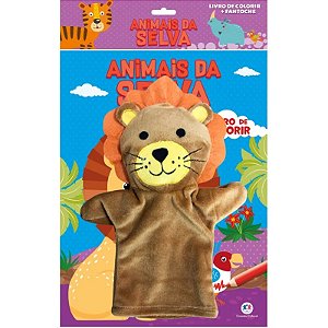 Livro de História + Fantoche - Animais da Selva - Editora Ciranda Cultural