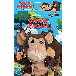 Livro de História + Fantoche - O Macaco Brincalhão - Editora Ciranda Cultural