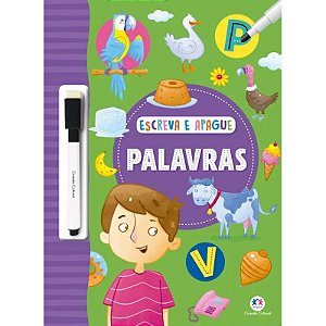 Livro Escreva e Apague - Palavras - Editora Ciranda Cultural