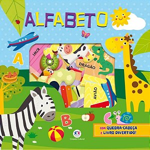 Kit Livro com Quebra-Cabeça - Alfabeto - Editora Ciranda Cultural