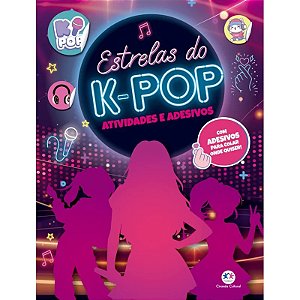 Livro Estrelas do K-Pop - Atividades e Adesivos