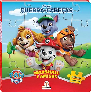 Livro Quebra-Cabeça Grande - Patrulha Canina: Marshall e Amigos