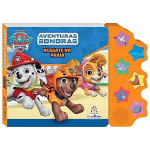 Livro Patrulha Canina - Aventuras Sonoras: Resgate na Praia