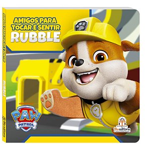 Livro Amigos para Tocar e Sentir - Patrulha Canina: Rubble