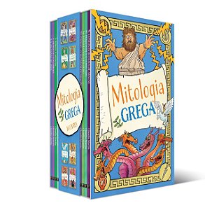 Box com 16 Livros - Mitologia Grega - Editora Pé da Letra