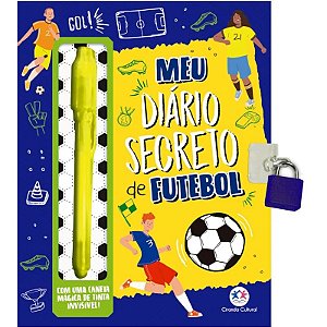 Livro Meu Diário Secreto de Futebol - Com Caneta Mágica
