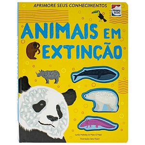 Livro Aprimore Seus Conhecimentos - Animais em Extinção - Happy Books