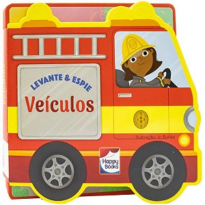 Livro Levante e Espie - Veículos - Editora Happy Books