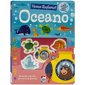 Livro Vamos Explorar! - Oceano - Com Adesivos Reutilizáveis