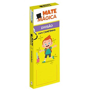 Livro Apoio Escolar - MateMágica - Divisão - Com Canetinha Reautilizável