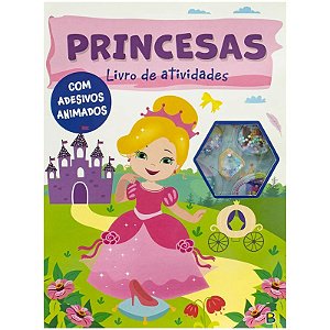 Livro de Atividades com Adesivos Animados: Princesas - Editora Todolivro