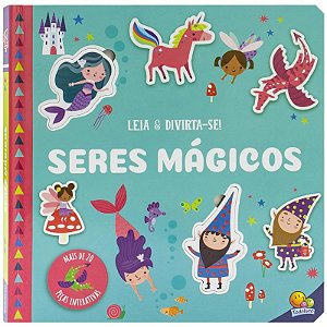 Livro Leia & Divirta-se! Seres Mágicos - Com Peças Interativas - Todolivro