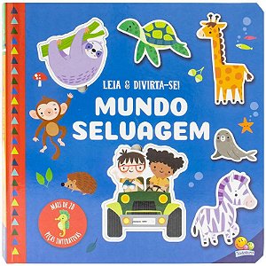 Livro Leia & Divirta-se! Mundo Selvagem - Com Peças Interativas - Todolivro