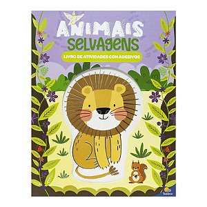 Livro Diversão & Adesivos: Animais Selvagens - Editora Todolivro