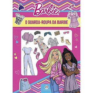 Livro O Guarda-Roupa da Barbie - Com Mais de 80 Adesivos Reutilizáveis