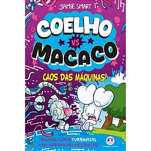 Livro Coelho vs Macaco: Caos das Máquinas - Livro 6