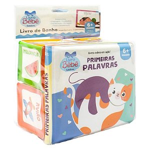 Livro-cubos em Ação: Primeiras Palavras - Impermeável - Editora Todolivro